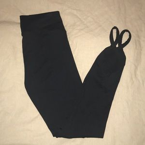 Fabletic Black stirrup Leggings